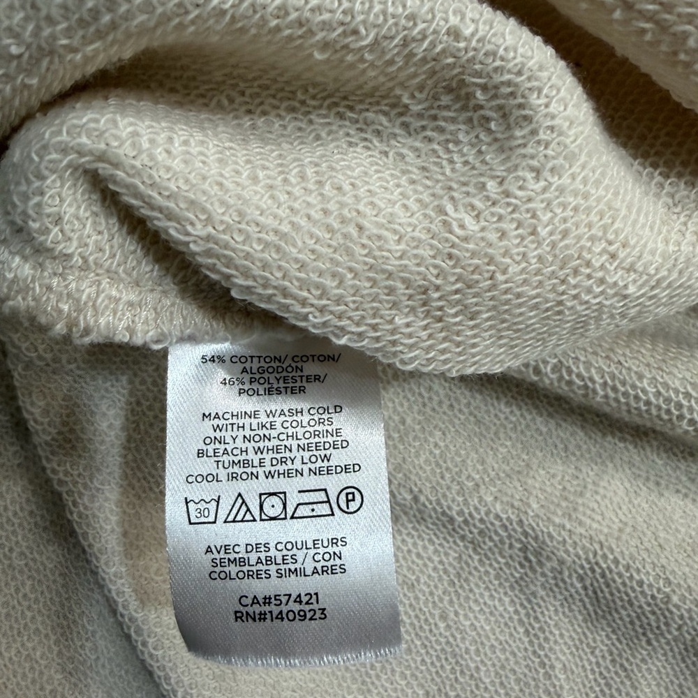 Lou & Grey Soft Cream Terry Turtleneck Sweater - Picture 6 of 8